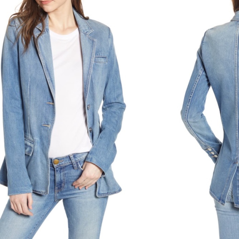 Current/Elliott High Ball Denim Blazer